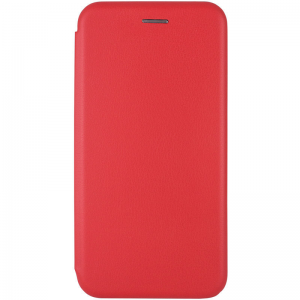 Кожаный чехол-книжка 360 с визитницей для Samsung Galaxy M33 5G – Красный