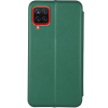 Кожаный чехол-книжка 360 с визитницей для Samsung Galaxy A22 / M32 / M22 – Зеленый 165294