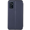 Кожаный чехол-книжка 360 с визитницей для Samsung Galaxy A24 – Темно-синий 165319