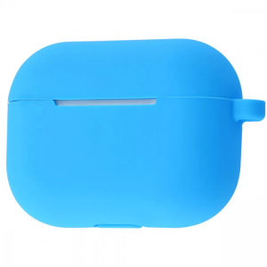 Чехол для наушников Silicone Case New + карабин для Apple Airpods Pro – Blue