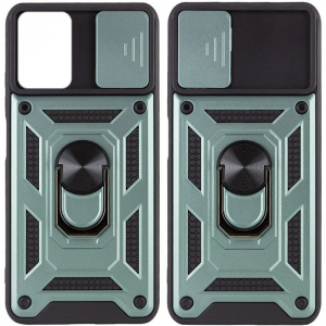 Ударопрочный чехол Camshield Serge Ring со шторкой для камеры для Xiaomi 13 Lite – Зеленый