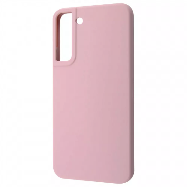Чехол Silicone Case WAVE Full с микрофиброй для Samsung Galaxy S21 – Pink Sand