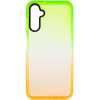 Чехол TPU+PC Sunny Gradient для Samsung Galaxy A24 – Салатовый / Оранжевый