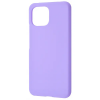 Чехол Silicone Case WAVE Full с микрофиброй для Xiaomi Mi 11 Lite / 11 Lite 5G NE – Light purple