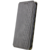 Кожаный чехол-книжка GETMAN Cubic для Xiaomi Redmi 12 – Серый 164892
