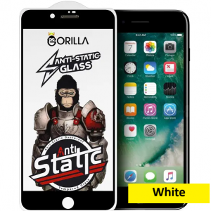 Защитное стекло Gorilla Antistatic на весь экран для Iphone 7 / 8 / SE (2020) – White