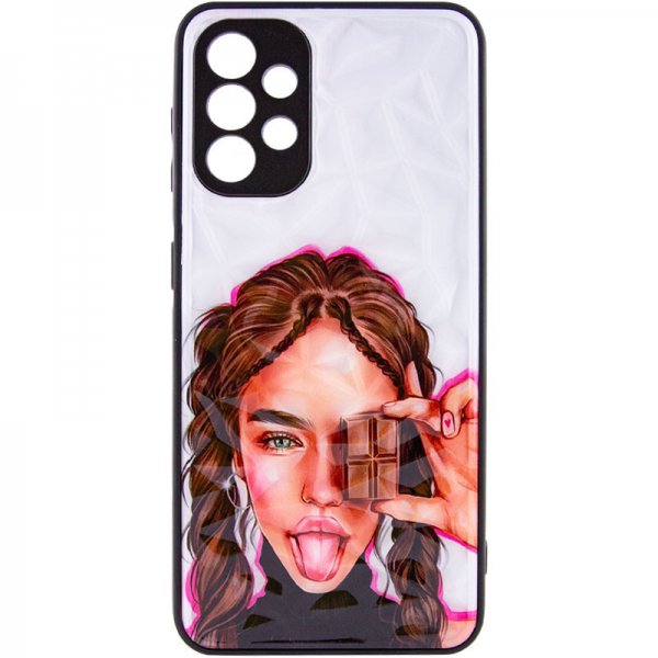 TPU+PC чехол Prisma Ladies для Samsung Galaxy A52 / A52s – Chocolate