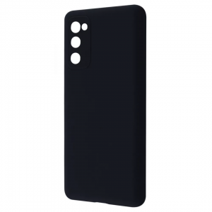 Чехол Silicone Case WAVE Full с микрофиброй для Samsung Galaxy S20 FE – Black