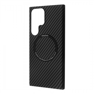 Чехол WAVE Carbon Case with MagSafe для Samsung Galaxy S23 – Black