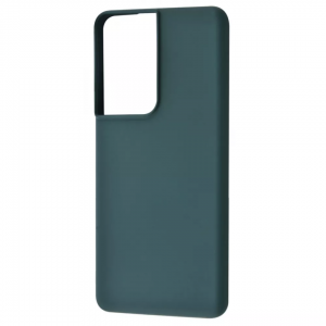Чехол WAVE Colorful Case с микрофиброй для Samsung Galaxy S21 Ultra – Forest Green