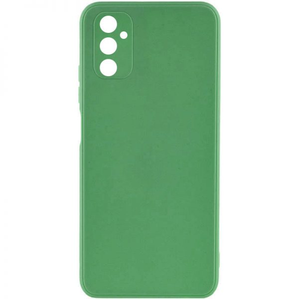 Матовый силиконовый TPU чехол с защитой камеры для Samsung Galaxy A24 – Зеленый / Green