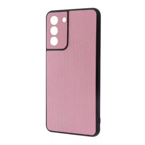 Текстильный чехол Canvas для Samsung Galaxy S21 – Pink sand