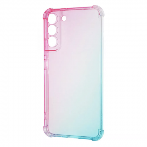 Чехол TPU Wave Shine с усиленными углами для Samsung Galaxy S22 Plus – Pink / Turquoise