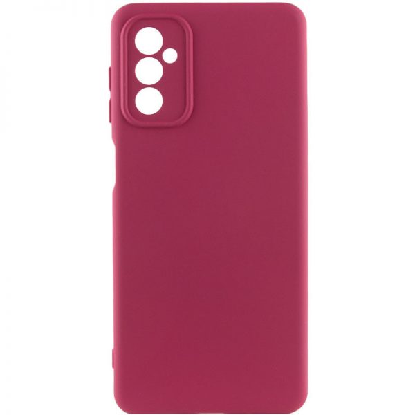 Чехол Silicone Cover Lakshmi Full Camera (AAA) для Samsung Galaxy A24 – Бордовый / Plum