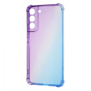Чехол TPU Wave Shine с усиленными углами для Samsung Galaxy S22 Plus – Purple / Blue