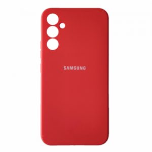 Оригинальный чехол Silicone Cover 360 с микрофиброй для Samsung A24 – Red