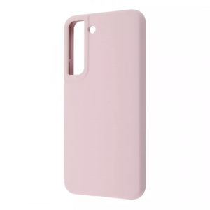 Чехол Silicone Case WAVE Full с микрофиброй для Samsung Galaxy S22 – Pink sand