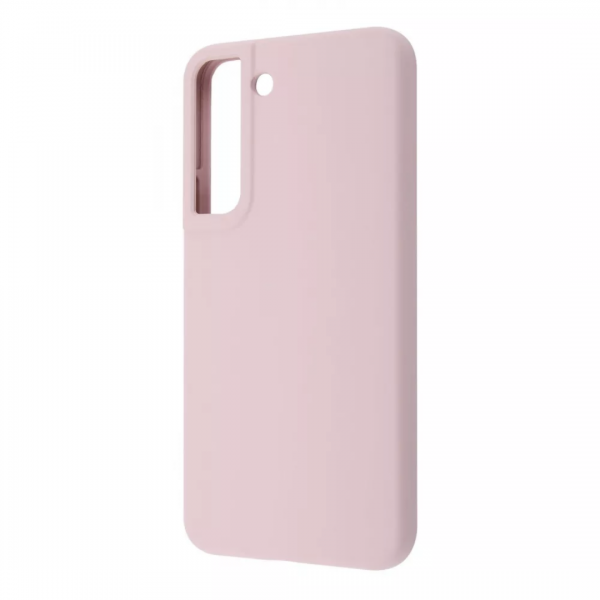 Чехол Silicone Case WAVE Full с микрофиброй для Samsung Galaxy S22 – Pink sand