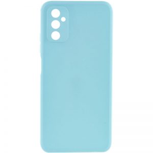 Матовый силиконовый TPU чехол с защитой камеры для Samsung Galaxy A24 – Бирюзовый / Turquoise