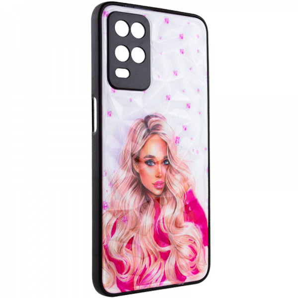 TPU+PC чехол Prisma Ladies для Oppo A54 – Pink