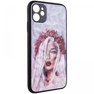 TPU+PC чехол Prisma Ladies для Iphone 11 – Ukrainian Girl