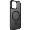 Чехол TPU+PC Metal Buttons с MagSafe Colorful для Iphone 15 – Черный