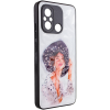 TPU+PC чехол Prisma Ladies для Xiaomi Redmi 12C – Girl in a hat 166873