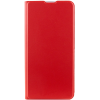 Кожаный чехол книжка GETMAN Elegant с визитницей для Samsung Galaxy A04e – Красный