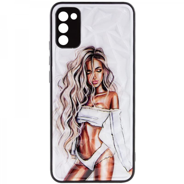 TPU+PC чехол Prisma Ladies для Samsung Galaxy A03s – White