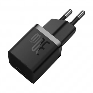 Сетевое зарядное устройство Baseus GaN5 Fast Charger 30W (1 Type-C) – Black