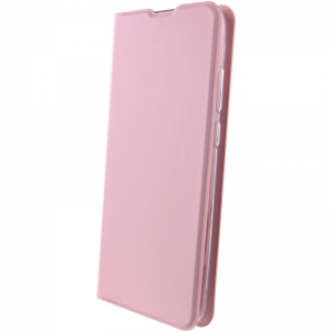 Кожаный чехол книжка GETMAN Elegant с визитницей для Samsung Galaxy A04e – Розовый