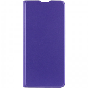 Кожаный чехол книжка GETMAN Elegant с визитницей для Xiaomi Redmi Note 10 Pro – Фиолетовый