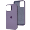 Чехол Silicone Case с металлическими кнопками и микрофиброй для Iphone 14 Pro Max – Фиолетовый / Iris