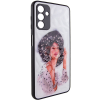 TPU+PC чехол Prisma Ladies для Samsung Galaxy A54 5G – Girl in a hat 166678