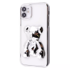 Прозрачный чехол Perfomance Bear Case со стеклом на камеру для Iphone 11 – Silver