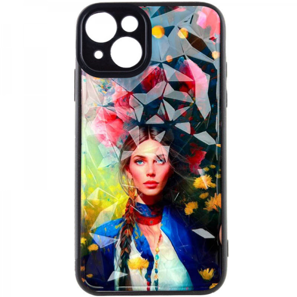 TPU+PC чехол Prisma Ladies для Iphone 13 – Peonies