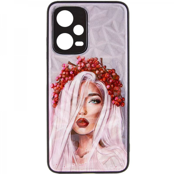 TPU+PC чехол Prisma Ladies для Xiaomi Redmi Note 12 Pro 5G – Ukrainian Girl