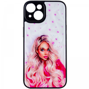 TPU+PC чехол Prisma Ladies для Iphone 14 – Pink