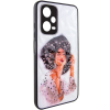 TPU+PC чехол Prisma Ladies для Xiaomi Redmi Note 12 Pro 5G – Girl in a hat 166978