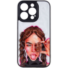 TPU+PC чехол Prisma Ladies для Iphone 14 Pro Max – Chocolate