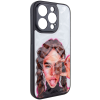 TPU+PC чехол Prisma Ladies для Iphone 14 Pro Max – Chocolate 166368