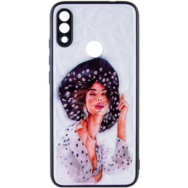 TPU+PC чехол Prisma Ladies для Xiaomi Redmi Note 7 / Note 7 Pro – Girl in a hat