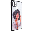 TPU+PC чехол Prisma Ladies для Oppo A15s / A15 – Girl in a hat 166424