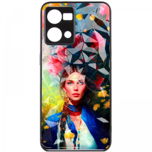 TPU+PC чехол Prisma Ladies для Oppo Reno 7 4G – Peonies