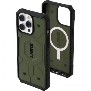 Ударопрочный чехол UAG Pathfinder с MagSafe для Iphone 14 Pro Max — Зеленый