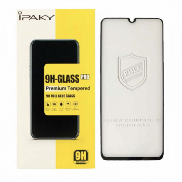 Защитное стекло 3D (5D) Perfect Glass Full Glue Ipaky на весь экран для Realme C25Y / C25s – Black