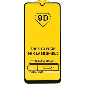 Защитное стекло 9D Full Glue Cover Glass на весь экран для Motorola Moto G10 / G20 / G30 / E20 – Black