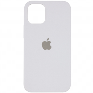 Оригинальный чехол Silicone Cover 360 с микрофиброй для Iphone 15 Plus – Белый / White