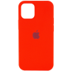 Оригинальный чехол Silicone Cover 360 с микрофиброй для Iphone 15 – Красный / Red