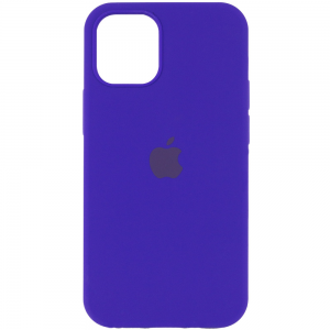 Оригинальный чехол Silicone Cover 360 с микрофиброй для Iphone 15 Pro Max – Фиолетовый / Ultra Violet
